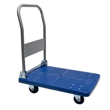 Carucior pliabil, platforma transport marfa, Naimeed D5657S, 200kg, Albastru