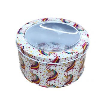 Cutie depozitare din metal D2632, 13x13x7 cm