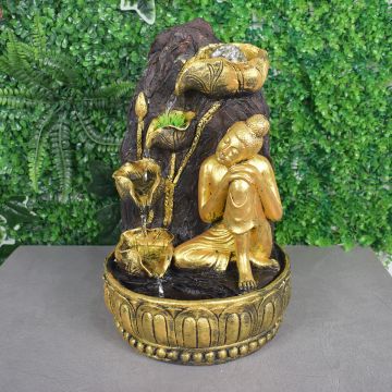 Fantana arteziana, Feng Shui, LED, pompa submersibila, Naimeed D5067, 24x21x38cm