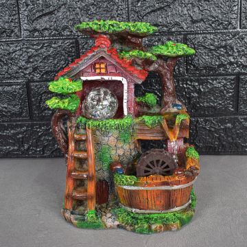 Fantana arteziana, LED, pompa submersibila, Naimeed D5097, 19x13x28cm