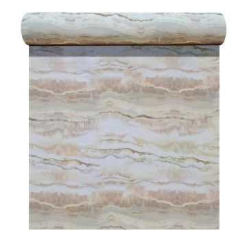 Rola panou autoadeziv, Naimeed D5687, design modern, 2mm grosime, 60x300cm, Crem