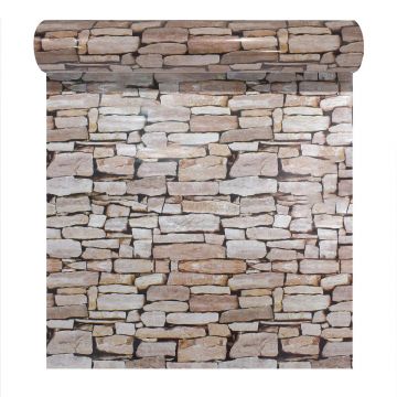 Rola panou autoadeziv, Naimeed D5691, design modern, 2mm grosime, 60x300cm, Piatra