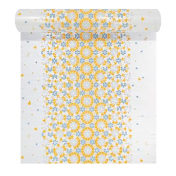 Rola panou autoadeziv, Naimeed D5706, design modern, 2mm grosime, 60x300cm, Galben/Albastru