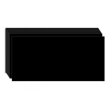 Set 10 panouri decorative, Autoadeziv, suprafata acoperita 1.8 m2, Naimeed D3508, 30x60 cm, Negru