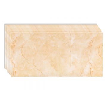 Set 10 panouri decorative, autoadezive, Naimeed D3490, 30x60cm, Marmura Crem