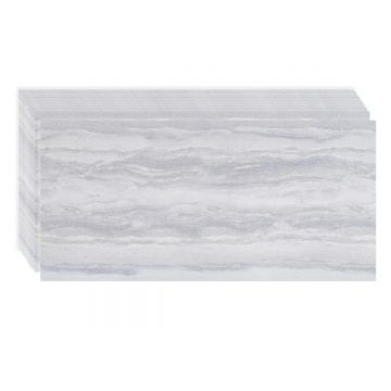 Set 10 panouri decorative, autoadezive, Naimeed D3495, 30x60cm, Marmura Gri