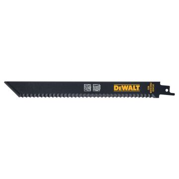 Set 2 lame fierastrau sabie Dewalt DT2450, 225 mm, 6 TPI, pentru taierea materialelor de izolatie