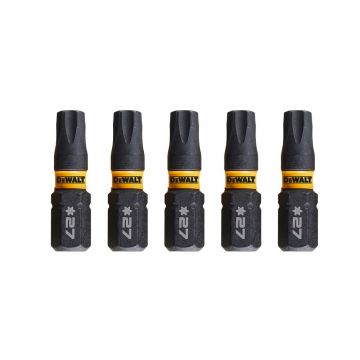 Set 5 biti Extreme DeWALT DT7383T, TX27 x 25 mm, FLEXTORQ