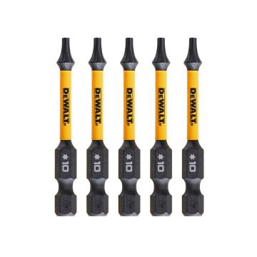 Set 5 biti Extreme DeWALT DT7393T, TX10 x 57 mm, FLEXTORQ