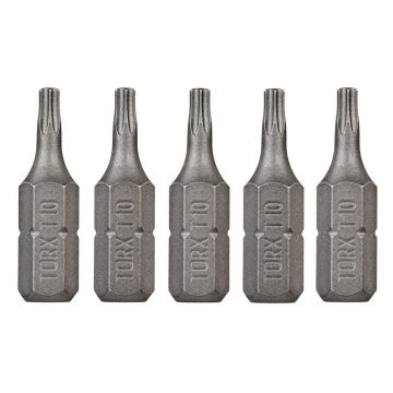 Set 5 biti TX10 X 25 mm DeWalt DT7253, calitate standard