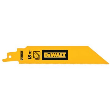 Set 5 lame fierastrau sabie Dewalt DT2404, 150 mm, pentru metal