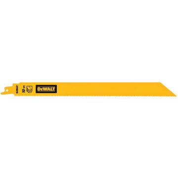 Set 5 lame fierastrau sabie Dewalt DT90389, 304 mm, 10 TPI, pentru metal