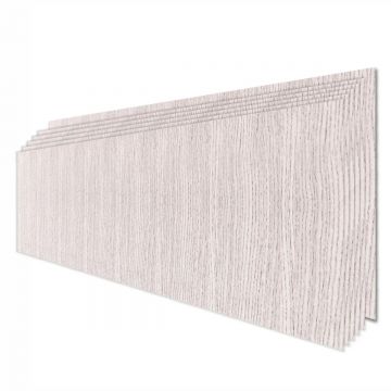 Set 6 panouri decorative, Naimeed D6579, Autoadeziv, aspect mat, suprafata acoperita 1.08 mp, 30x60 cm, Maro