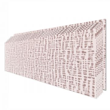 Set 6 panouri decorative, Naimeed D6580, Autoadeziv, aspect mat, suprafata acoperita 1.08 mp, 30x60 cm, Maro