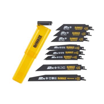 Set 8 lame diverse fierastrau sabie Dewalt DT2443L, 152 - 228 mm