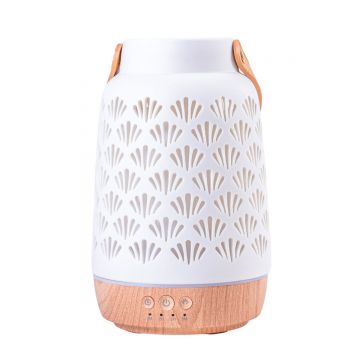 Umidificator cu aromaterapie, Naimeed D6034, Alb, 190x126x126mm