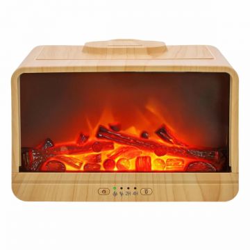 Umidificator cu aromaterapie, Naimeed D6036, Semineu, Maro, 183x125x120mm