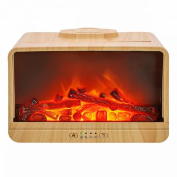 Umidificator cu aromaterapie, Naimeed D6036, Semineu, Maro, 183x125x120mm