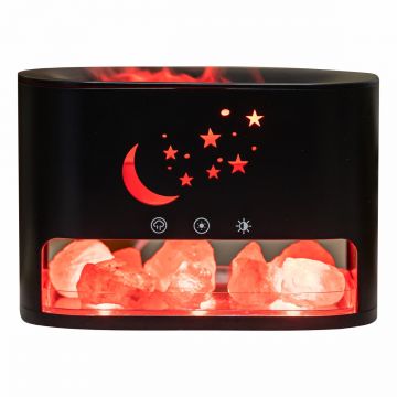 Umidificator cu aromaterapie, Naimeed D6040, Negru, 190x129x80mm