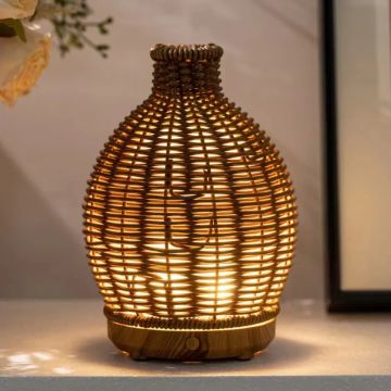 Umidificator cu aromaterapie, Naimeed D6046, Maro, 120x160x120mm