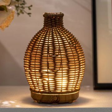 Umidificator cu aromaterapie, Naimeed D6046, Maro, 120x160x120mm