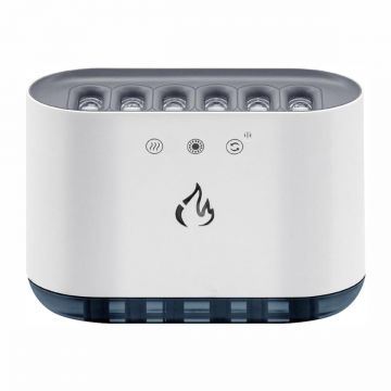 Umidificator cu aromaterapie, Naimeed D6049, Alb, 180x120x80mm