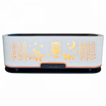 Umidificator cu aromaterapie, Naimeed D6052, Alb, 250x86x69mm