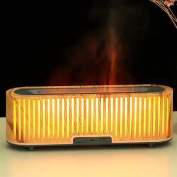 Umidificator cu aromaterapie, Naimeed D6055, Maro, 250x86x69mm