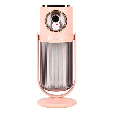 Umidificator cu aromaterapie pentru camera copiilor, Naimeed D6068, Roz, 90x230x75mm