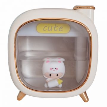 Umidificator cu aromaterapie pentru copii, Naimeed D6069, Crem, 120x126x88mm