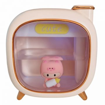 Umidificator cu aromaterapie pentru copii, Naimeed D6069, Roz, 120x126x88mm