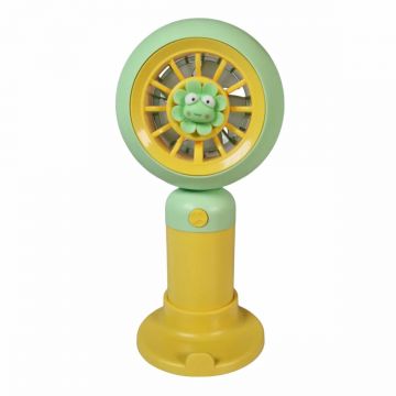 Ventilator, cu acumulator, Naimeed D5832, USB, Galben, 80x150x57mm