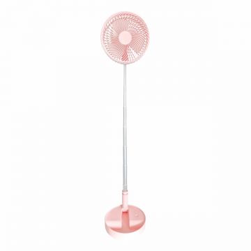 Ventilator, cu acumulator, Naimeed D5838, USB, Roz, 195x862x195mm
