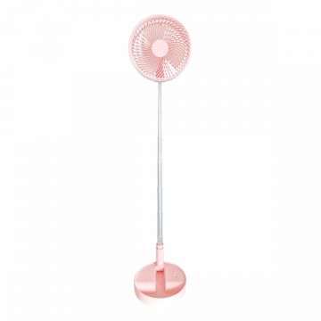 Ventilator, cu acumulator, Naimeed D5838, USB, Roz, 195x862x195mm