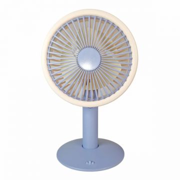 Ventilator, cu acumulator, Naimeed D5844, USB, Albastru, 140x230x74mm