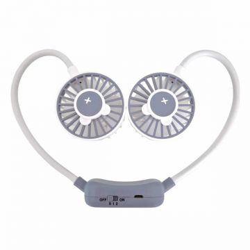 Ventilator, cu acumulator, Naimeed D5869, USB, Gri, 60x600x40mm