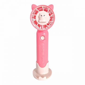 Ventilator, cu acumulator, Naimeed D5875, USB, Roz, 50x178x47mm