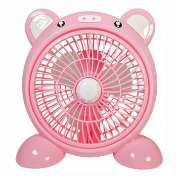 Ventilator, Naimeed D5864, USB, Roz, 268x278x155mm