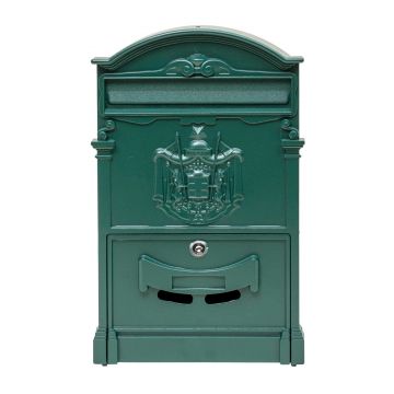 Cutie postala metalica pentru exterior, 410x260x90mm, verde Z-TOOLS / ZTS 5579_V