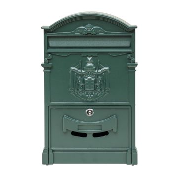 Cutie postala metalica pentru exterior, 410x260x90mm, verde Z-TOOLS / ZTS 5579_V