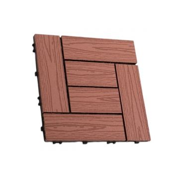 Dala deck terasa WPC, Naimeed D6252, 30x30x2cm, Visiniu