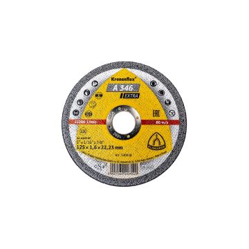 Disc debitare inox si Metal, Klingspor A 346 Extra, 125 x1.6x22.23 mm / EXT 340938
