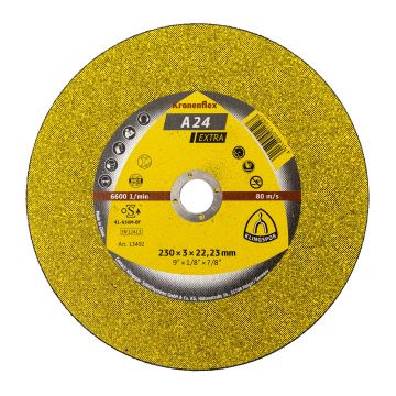 Disc debitare  Klingspor, A24 Extra, 230x3x22.23 mm / EXT 13492