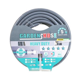 Furtun gradina, armat, cu insertie 1/2, lungime 20 metri, flexibil, rezistent la radiatii UV si la frig / ZTS8539