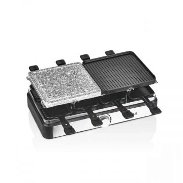 Gratar electric 2 in 1, non stick, putere 1400w, grill de piatra si grill de aluminiu / ZLN 8863