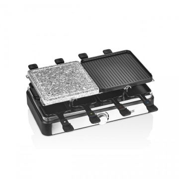 Gratar electric 2 in 1, non stick, putere 1400w, grill de piatra si grill de aluminiu / ZLN 8863