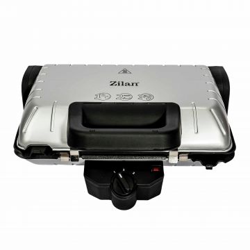 Gratar electric, putere 1600 W, termostat reglabil, placi antiaderente / Zilan ZLN 4021
