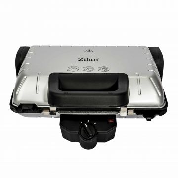 Gratar electric, putere 1600 W, termostat reglabil, placi antiaderente / Zilan ZLN 4021