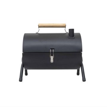 Gratar metalic, cilindric, cu 2 grile de gatit, negru / ZTS 8331