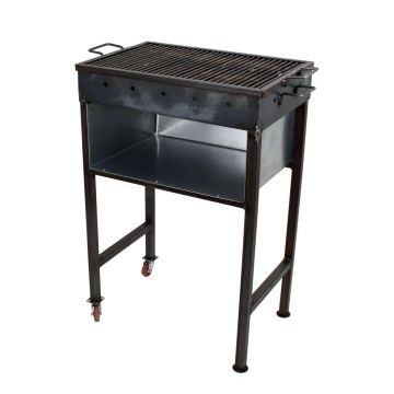 Gratar metalic pe carbuni 62x43x92 cm / 4878